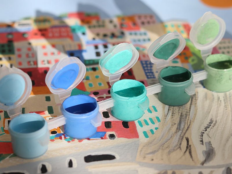 Coffret peinture au numéro Cinque Terre – Kenzie Elston