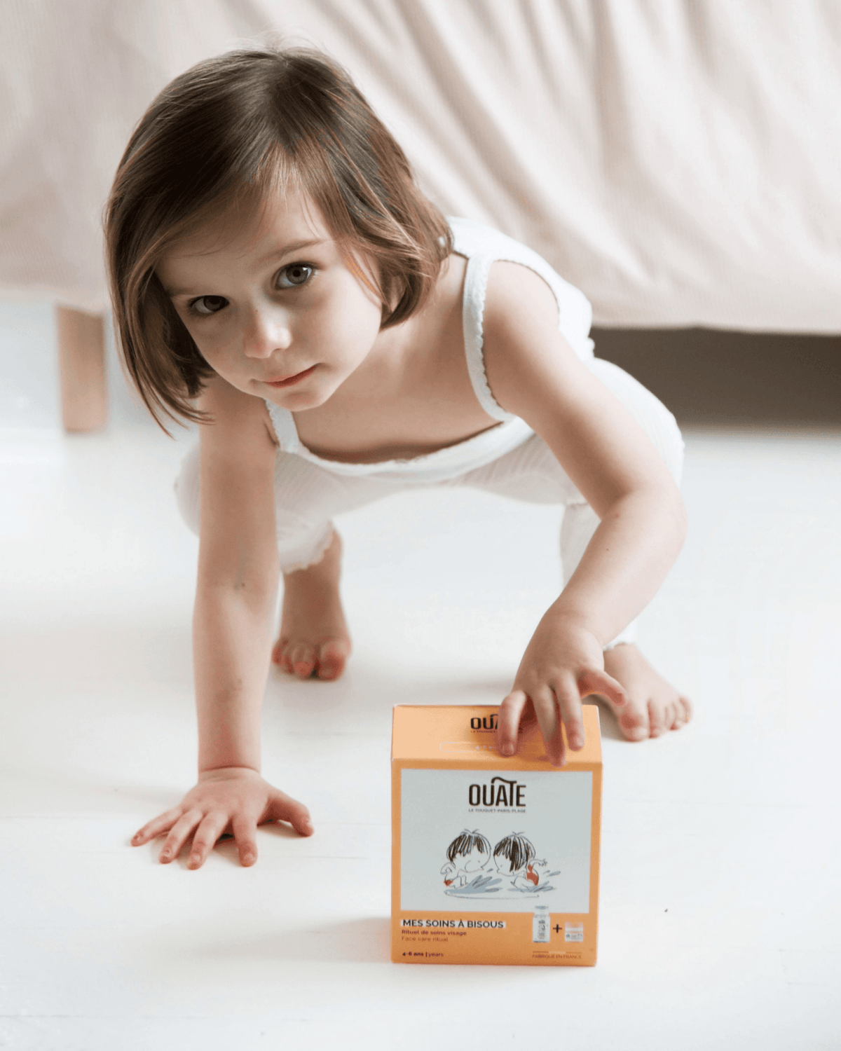 Coffret soin visage bio enfant 4 - 6 ans "mes soins à bisous" - ouate paris