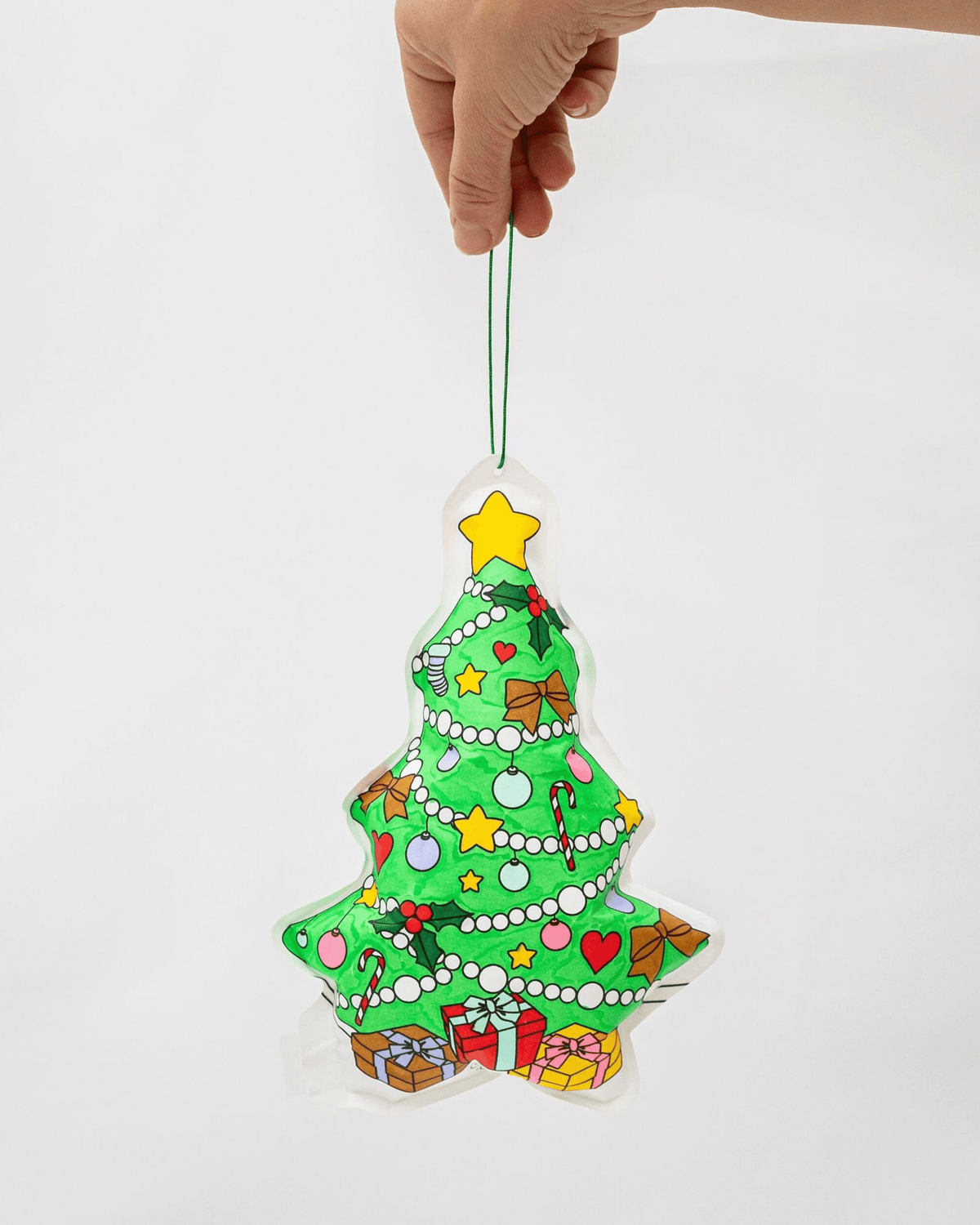 Coloriage de noël gonflable à colorier - Lot de 3 figurines à suspendre