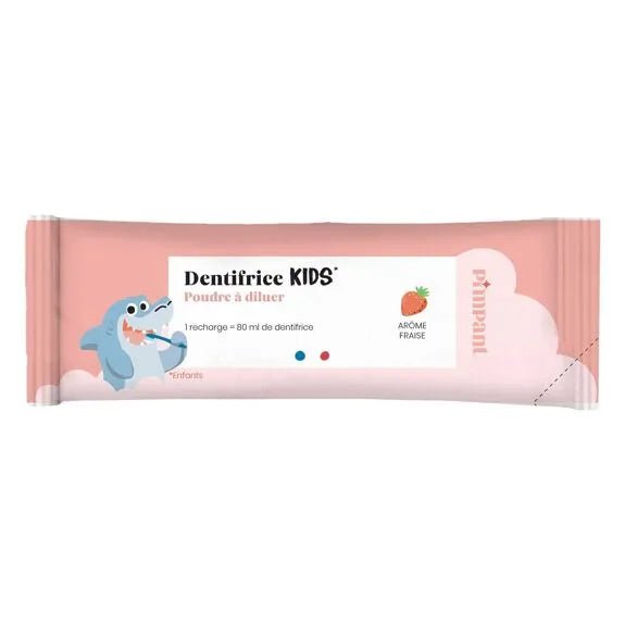 Dentifrice fraise enfant recharge poudre à diluer