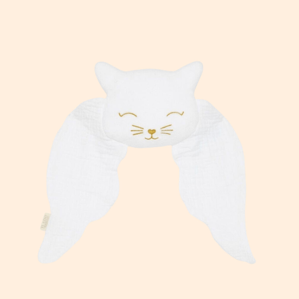 Doudou bola chat blanc - ilado