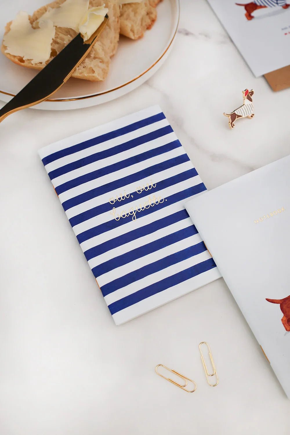 Duo de carnets de Poche A6 "Oui Baguette" - all the ways to say