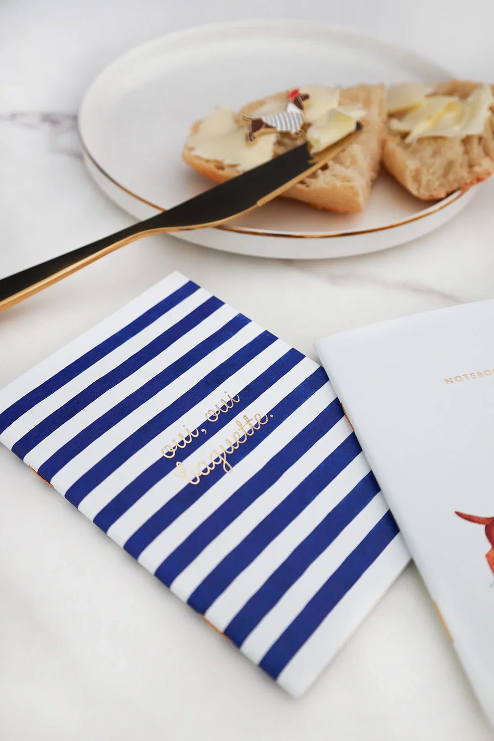 Duo de carnets de Poche A6 "Oui Baguette" - all the ways to say