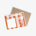Fiche de recettes cuisine illustrée - le papier graphique