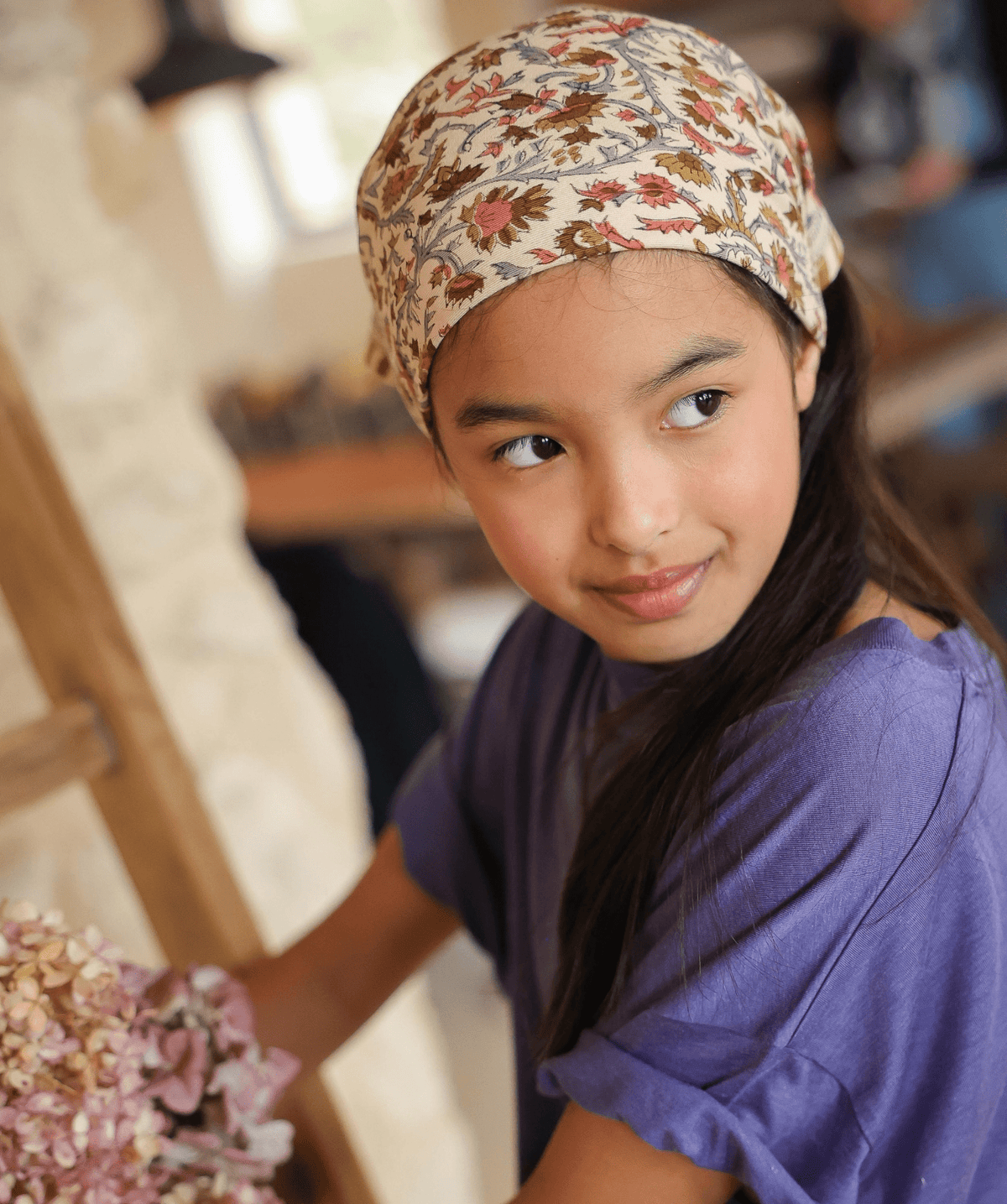 Foulard petit format Daisy