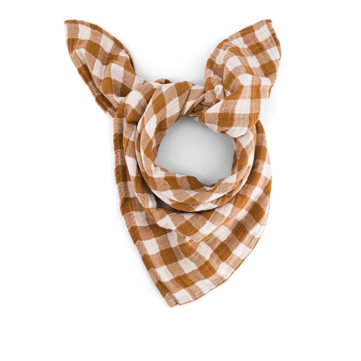 Foulard vichy caramel - Rose in april