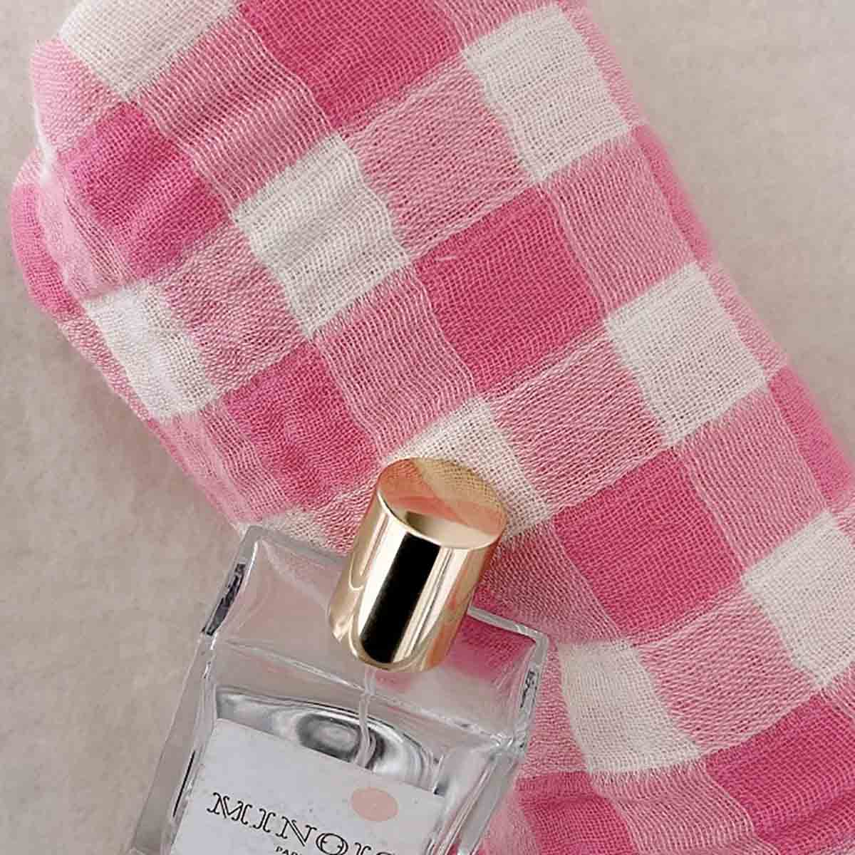 Foulard vichy rose fluo - Rose in april