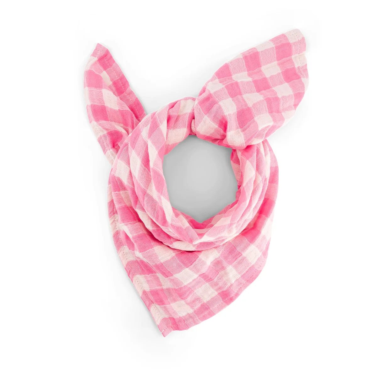 Foulard vichy rose fluo - Rose in april