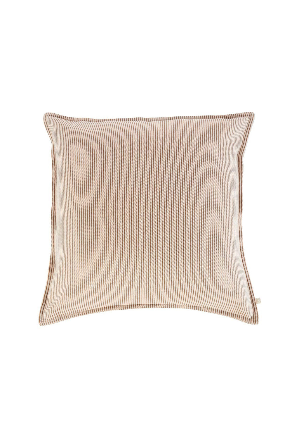 Housse de coussin 50X50 cm Rayures Argile-Gabrielle Paris-