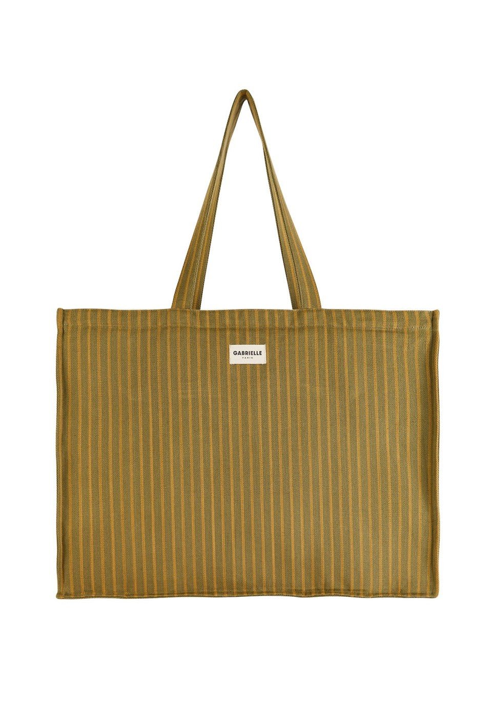 Sac week-end femme en coton Rayures Rivoli - Gabrielle Paris - vue 1