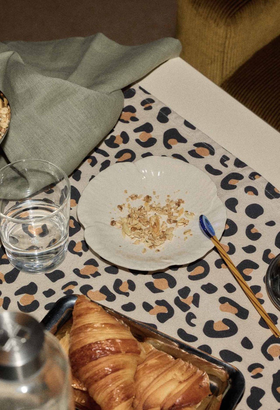 Set de table en coton Léopard - Gabrielle Paris - vue 3