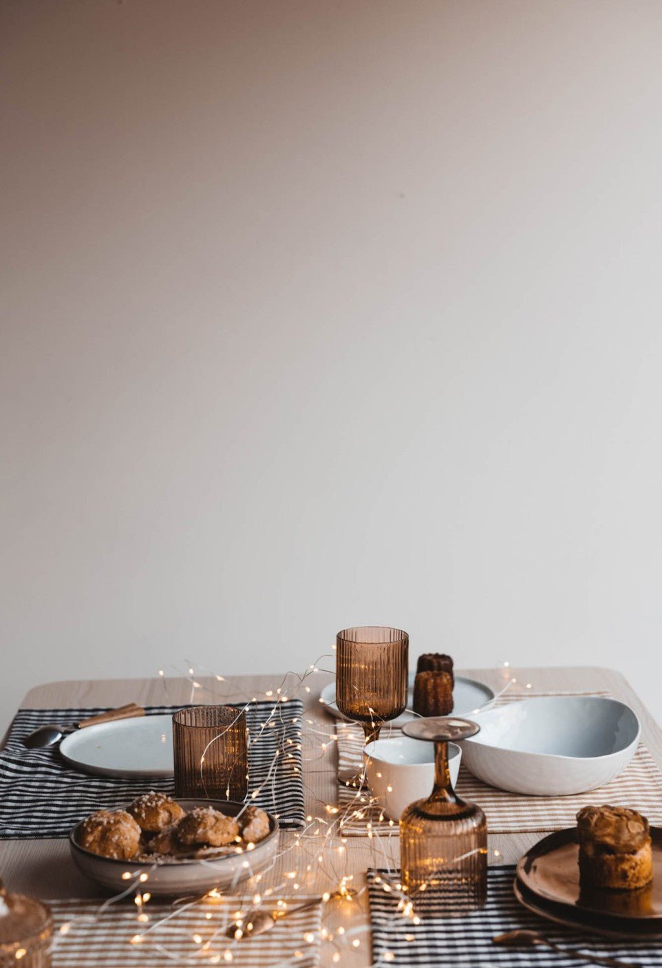 Set de table en coton Vichy Black - Gabrielle Paris - vue 1