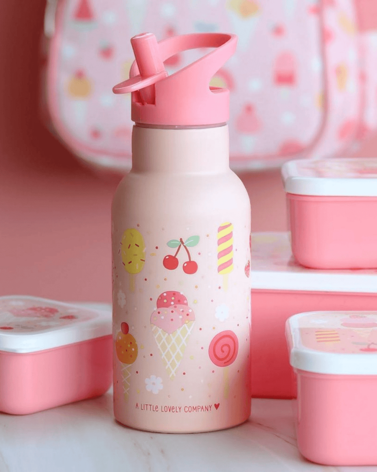 Gourde enfant isotherme crème glacée - a little lovely company