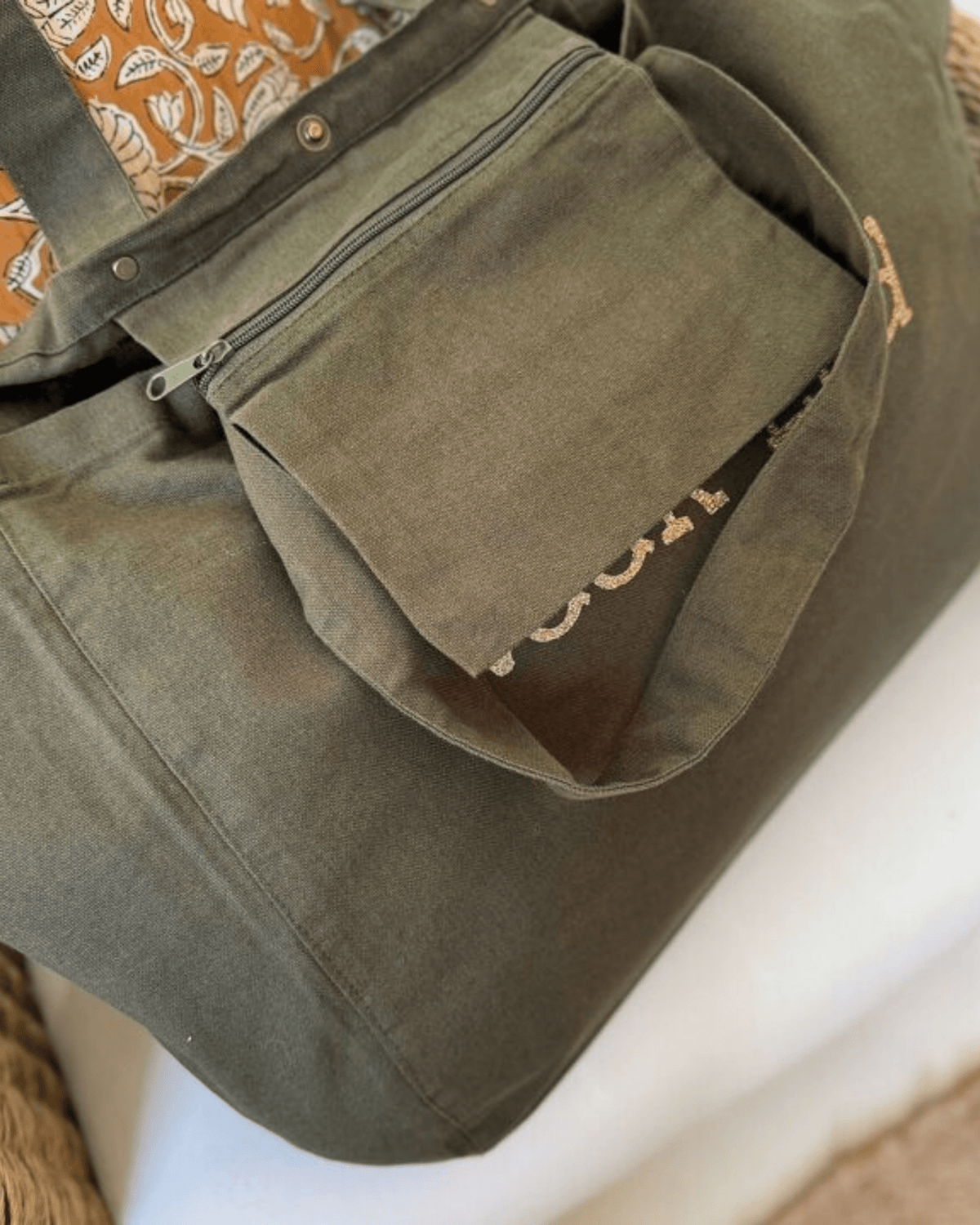 Grand sac cabas "Lovely week - end" - marcel et lily