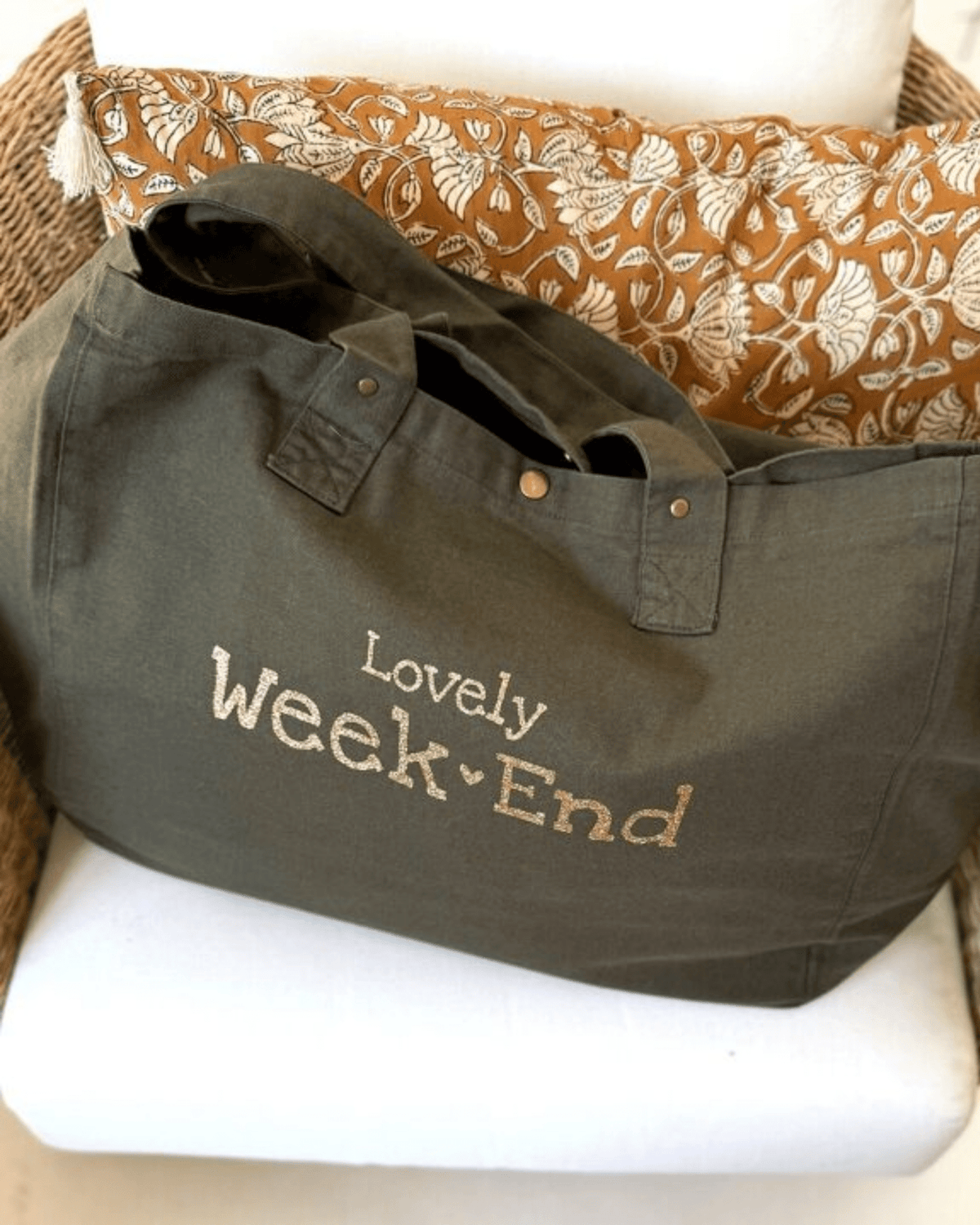 Grand sac cabas "Lovely week - end" - marcel et lily