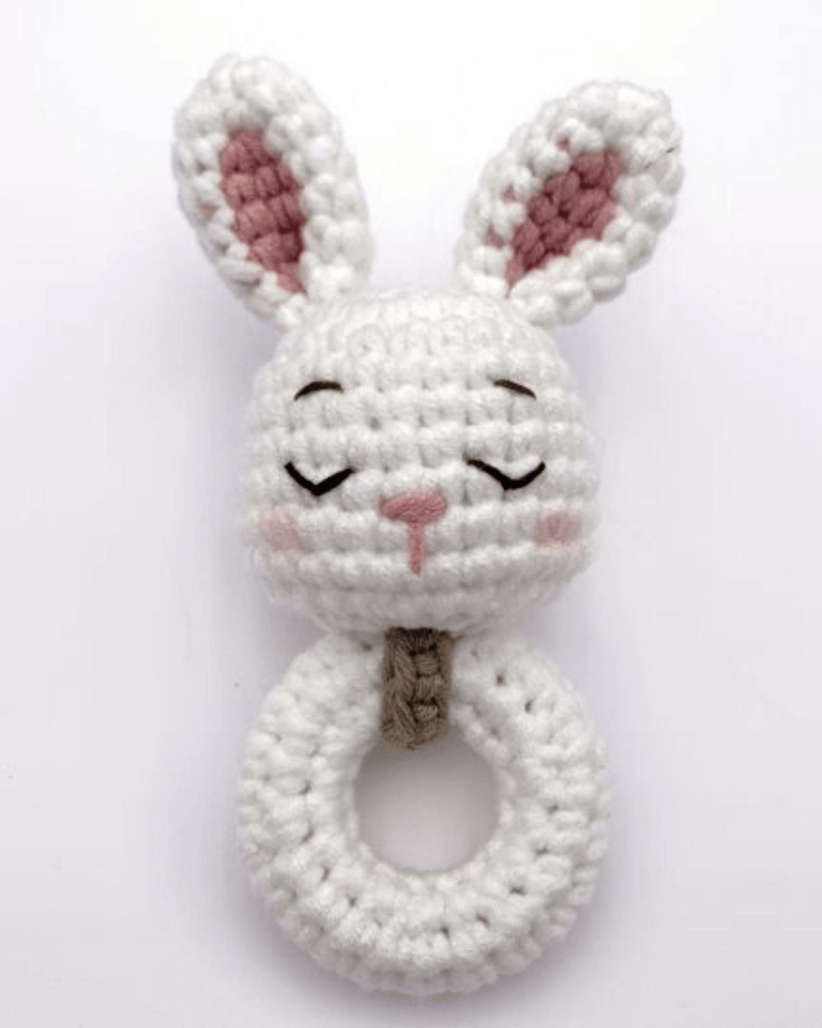 Hochet crochet lapin - kit graine créative