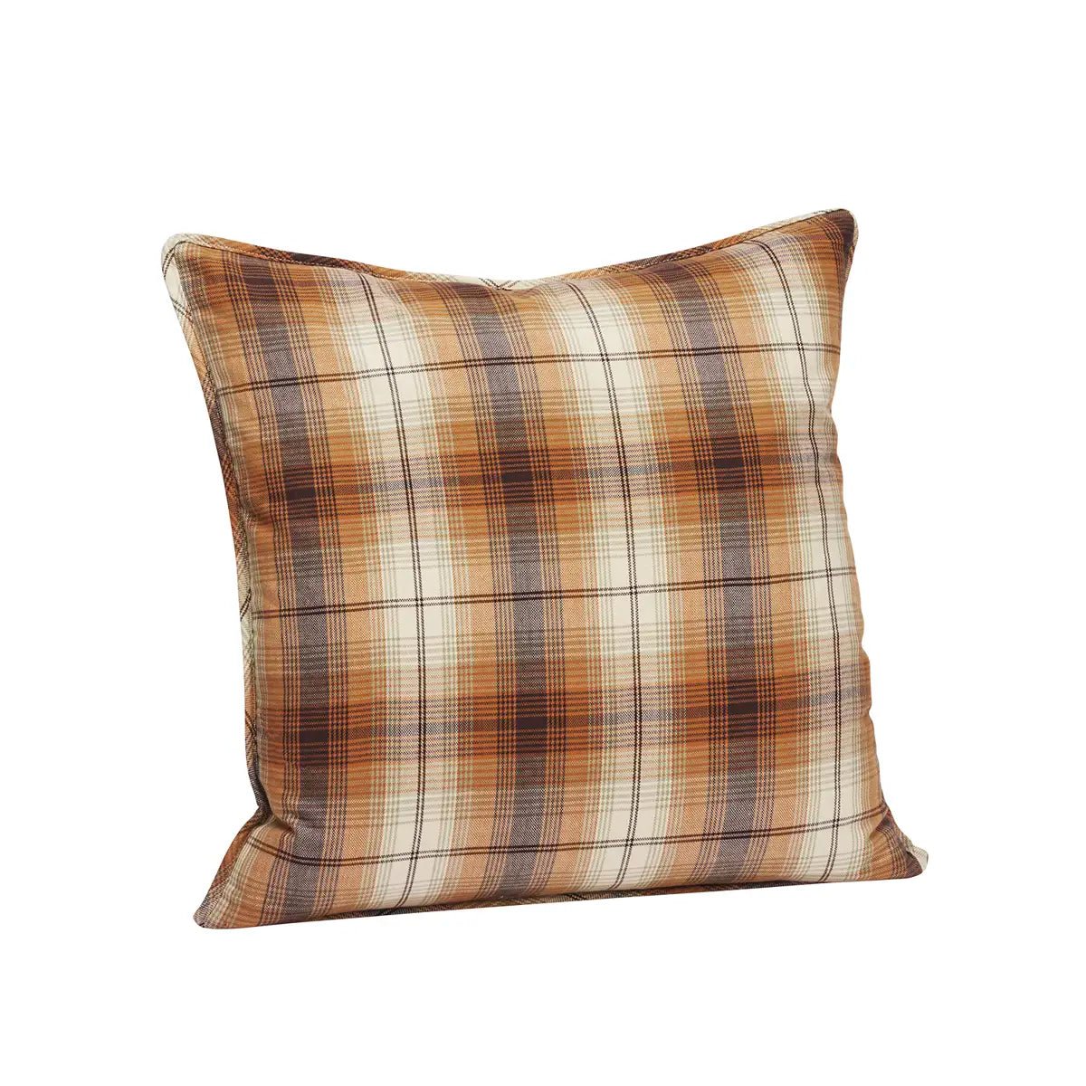 Housse de coussin à carreaux en coton - Madam Stoltz