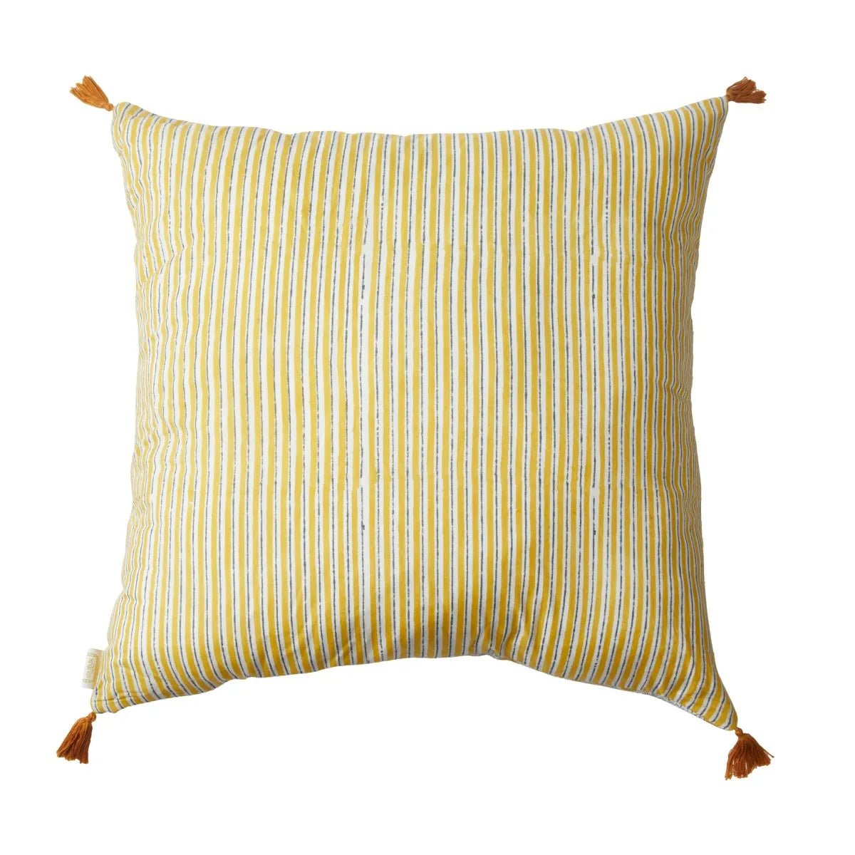 Housse de coussin fleuri bohème pia tupia absynthe - bonheur du jour