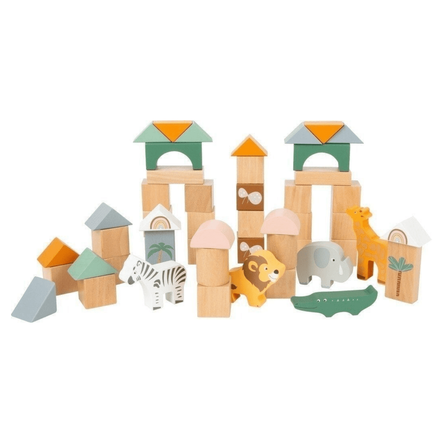 Jeu de construction bois "safari"