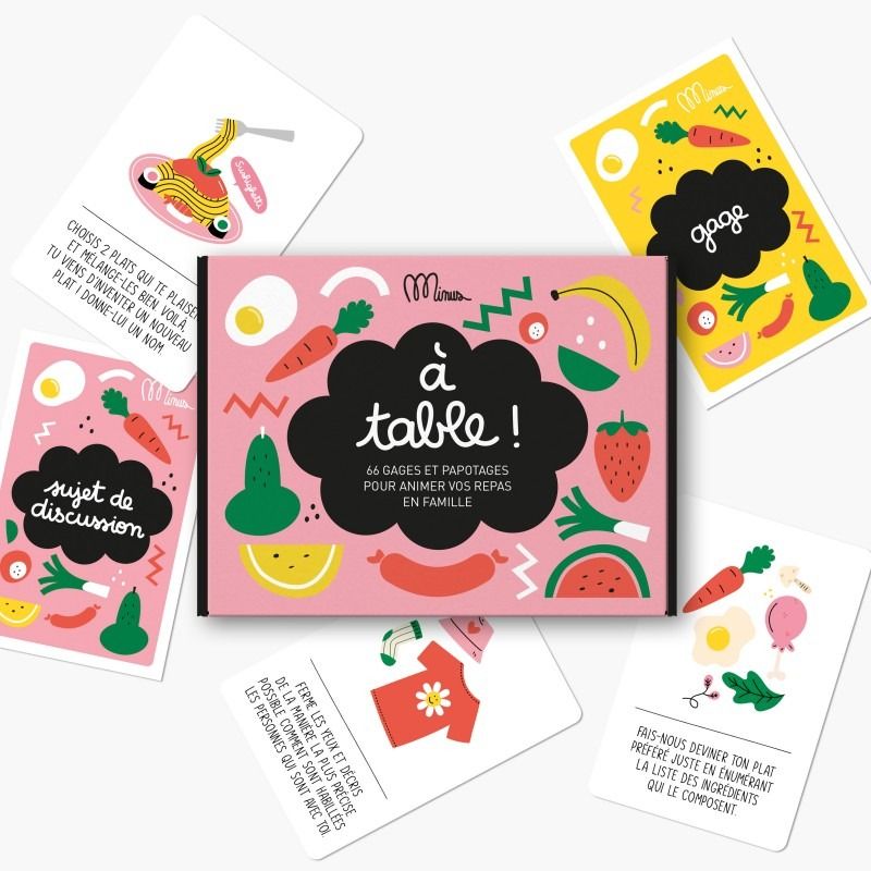 Jeu de discussion en famille "a table" - minus editions