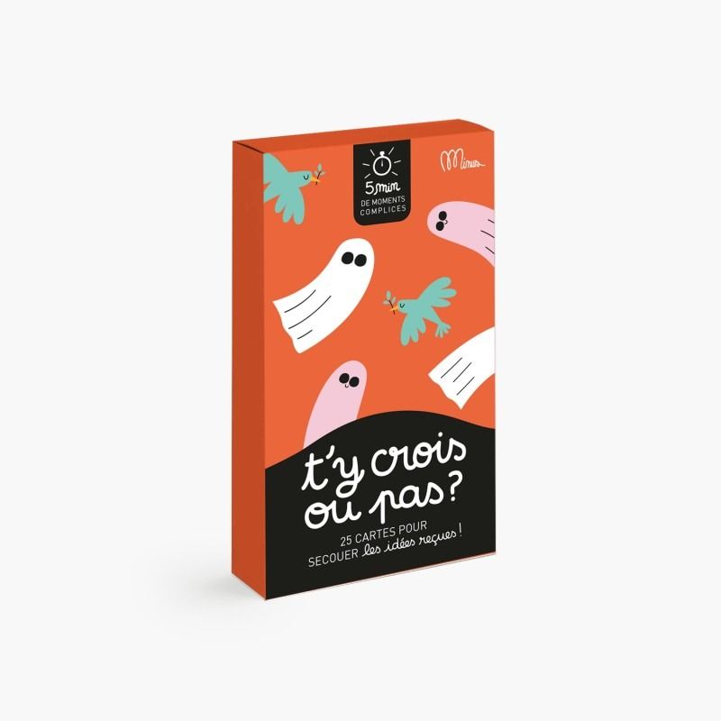 Jeu de discussion en famille "t'y crois pas" - minus editions