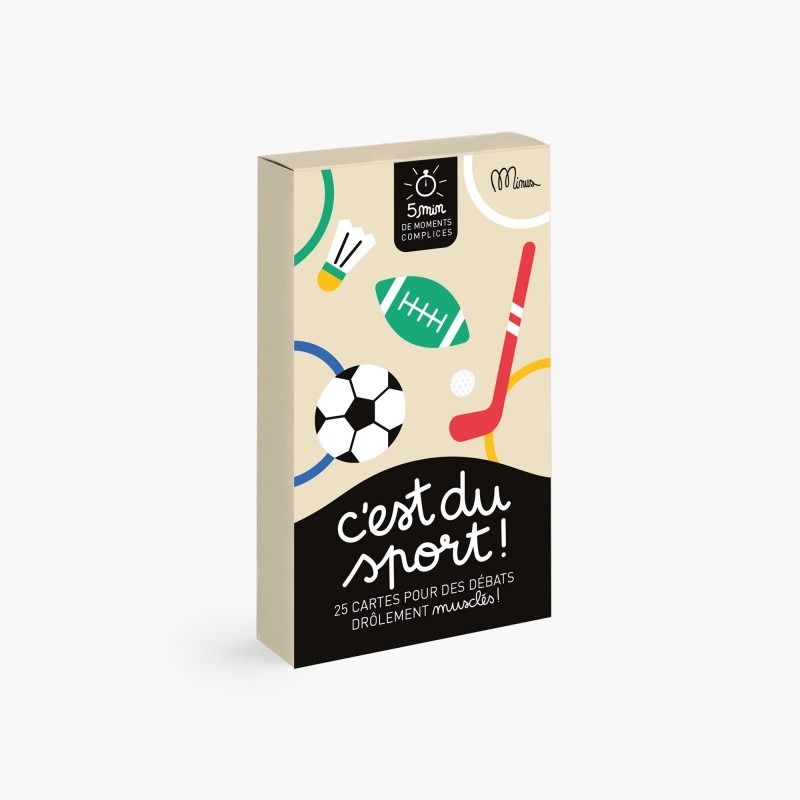 Jeu de discussion entre amis et en famille "c'est du sport !" - minus editions