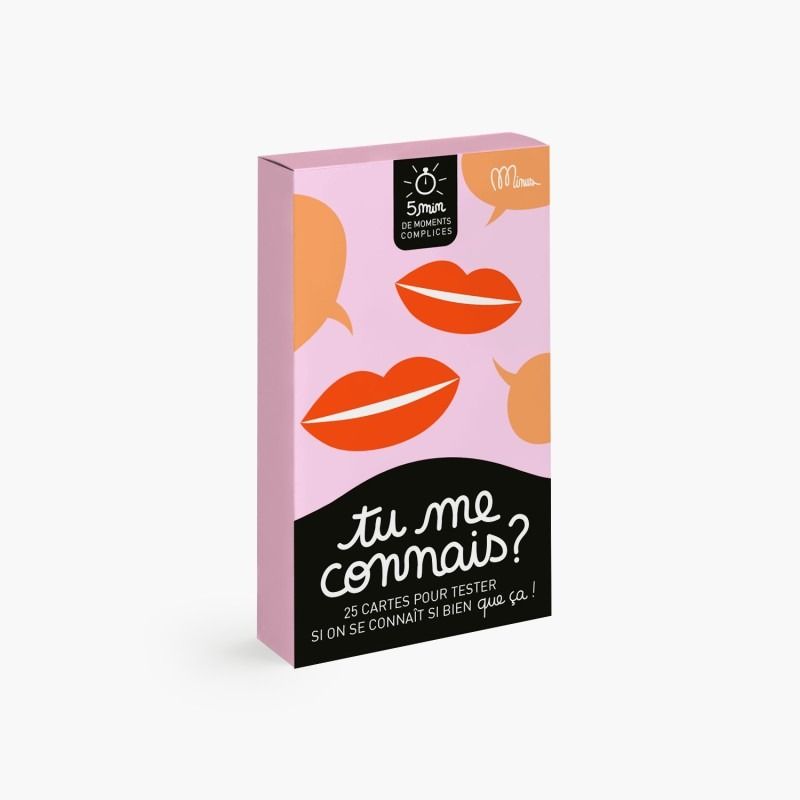 Jeu de discussion entre amis et en famille "tu me connais ?"