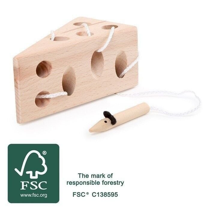 Jeu de motricité bois fromage et souris - small foot