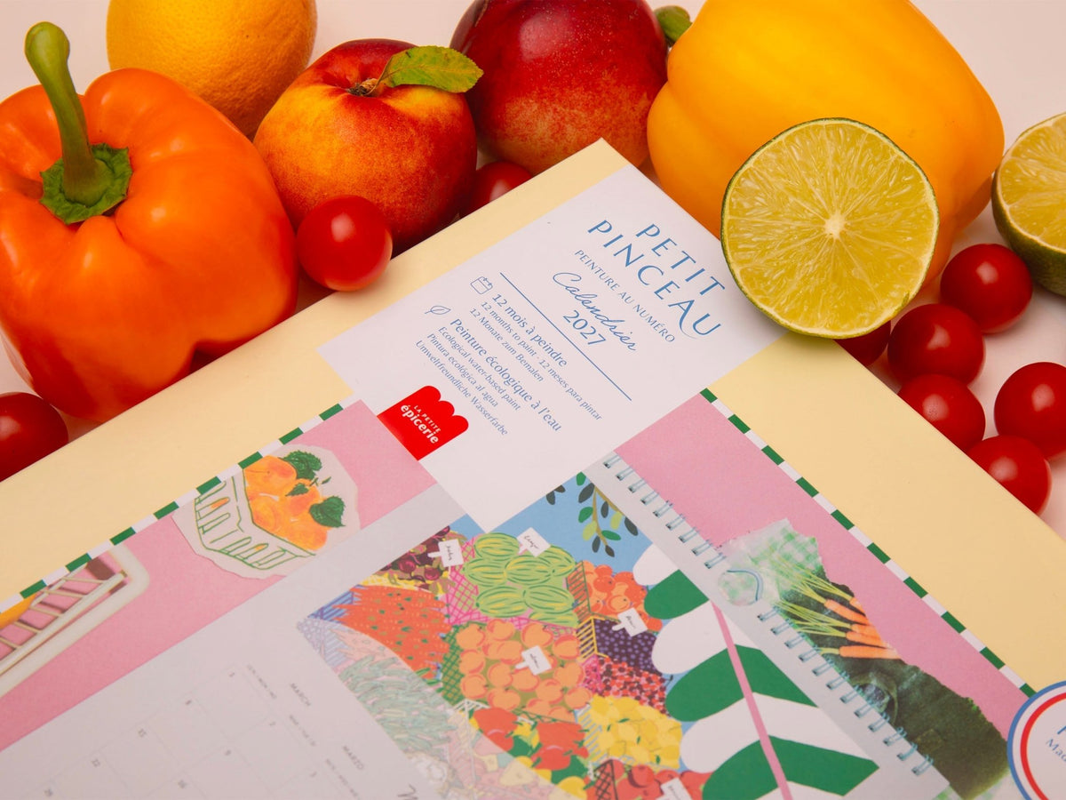 Calendrier à peindre 2027 Fruits et Légumes – Petit Pinceau – La Petite Épicerie – vue 10