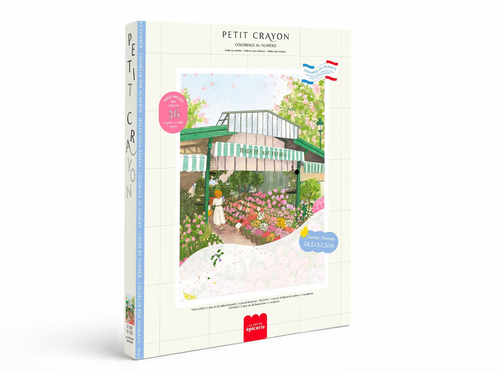 Coloriage au numéro La saison des fleurs – Petit Crayon – La Petite Épicerie – vue 1