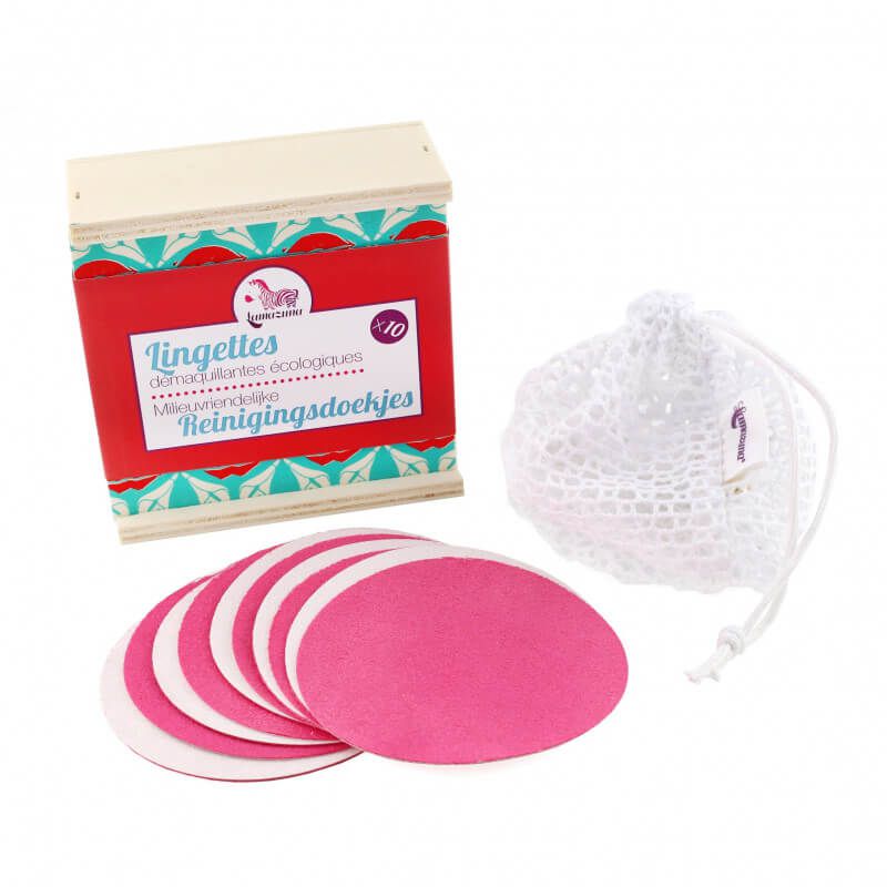 Lingettes démaquillantes lavables