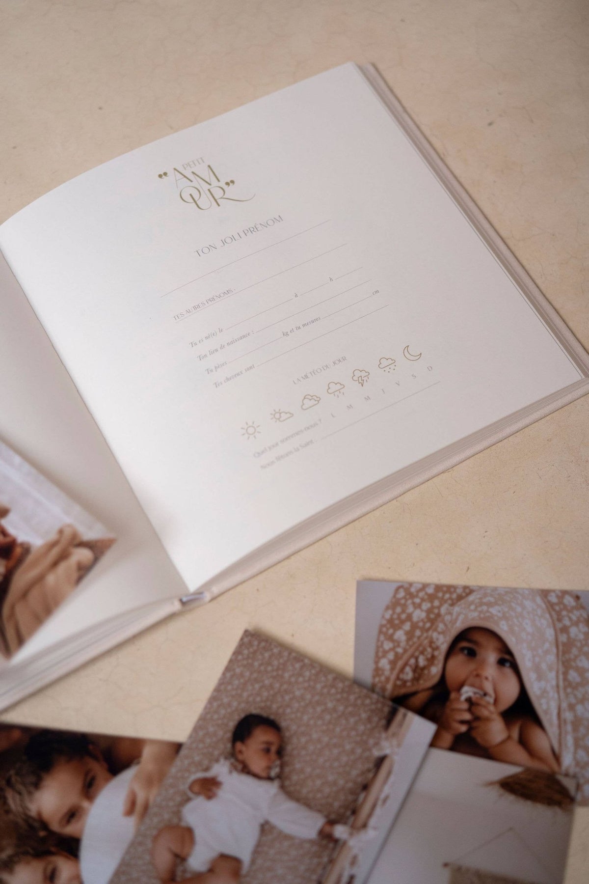 Livre de naissance "Précieux Souvenirs"