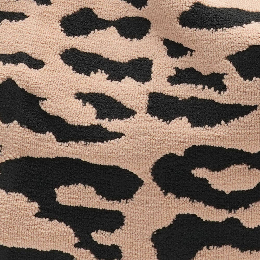 Sac cabas en tricot Lois léopard – LOT83 – vue 3