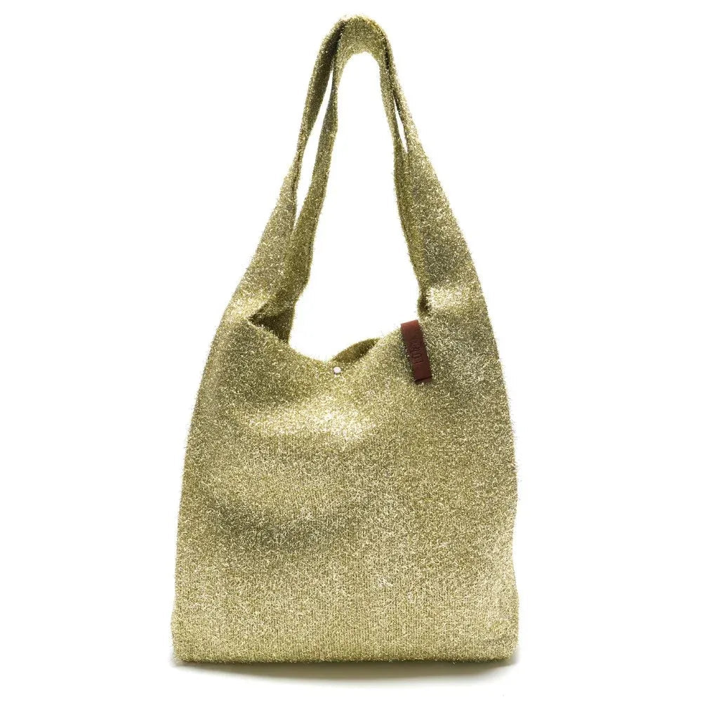 Sac cabas femme doré en maille Lois-LOT83-Sac cabas