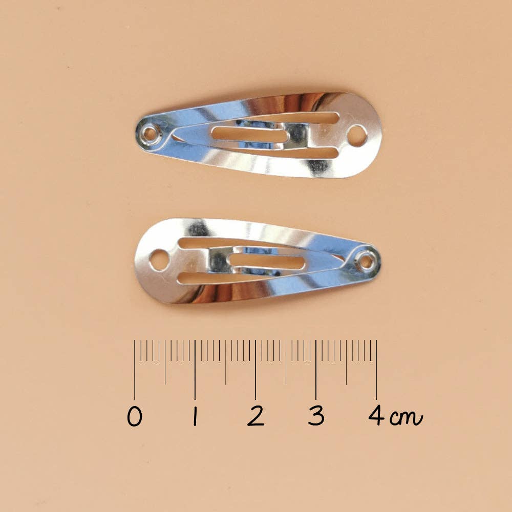 Luciole et Petit Pois - Barrettes pomme (paire)