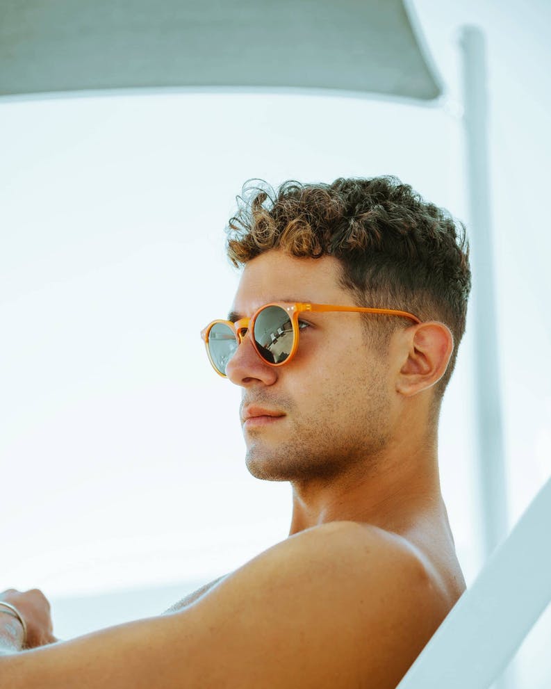 Lunettes de soleil homme/femme lauren yellow - rean