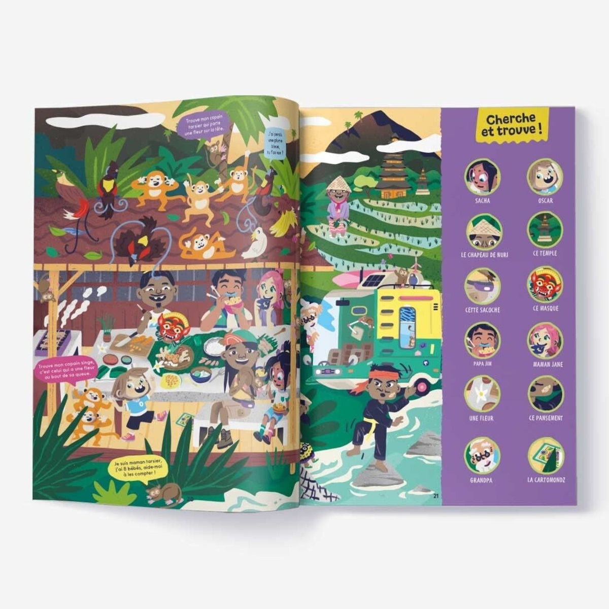 Magazine d'activités pour enfant indonésie - les mini mondes