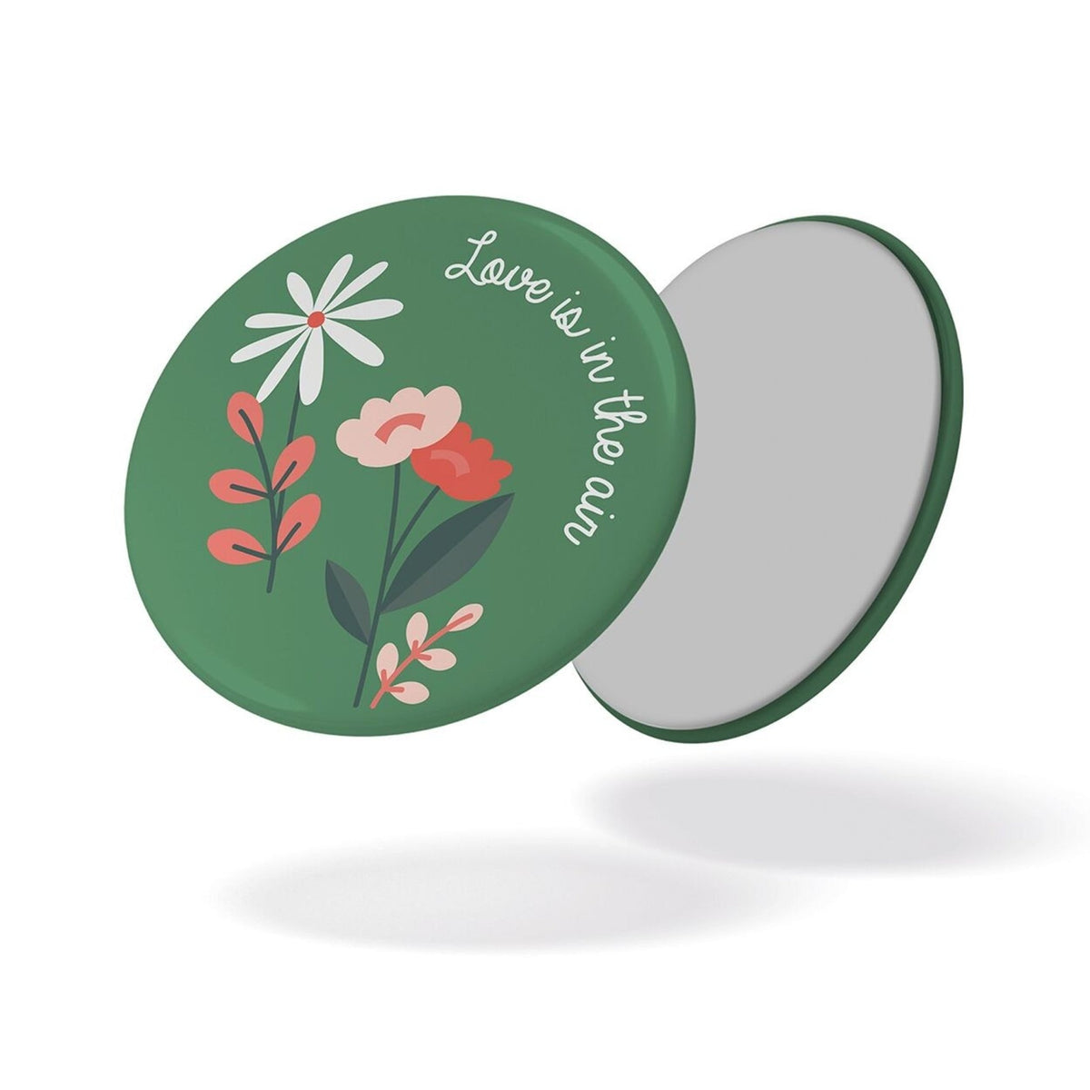 Magnet vert à fleurs love is in the air – maison joliette