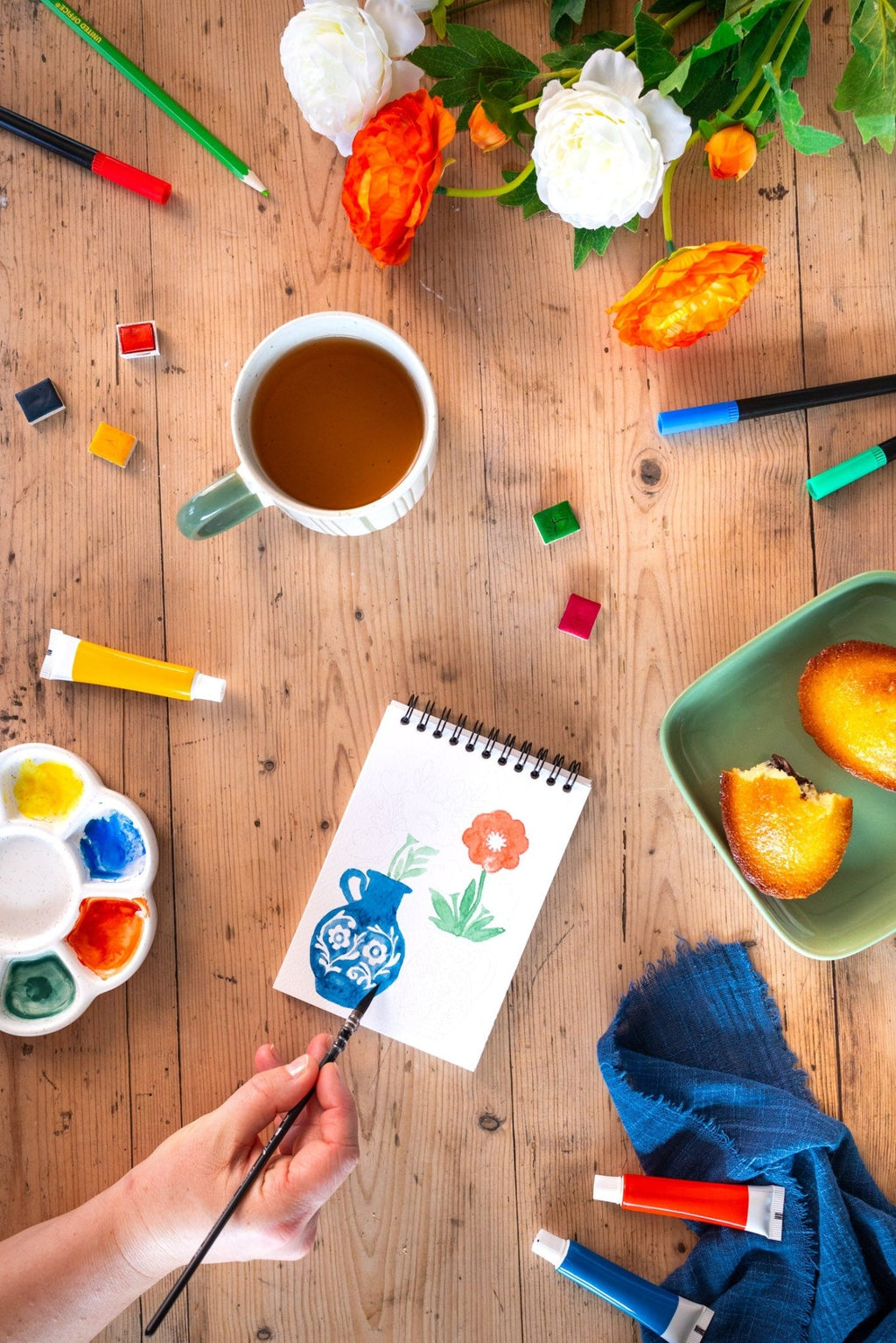 Carnet de coloriage A6 Bloom - vue 8