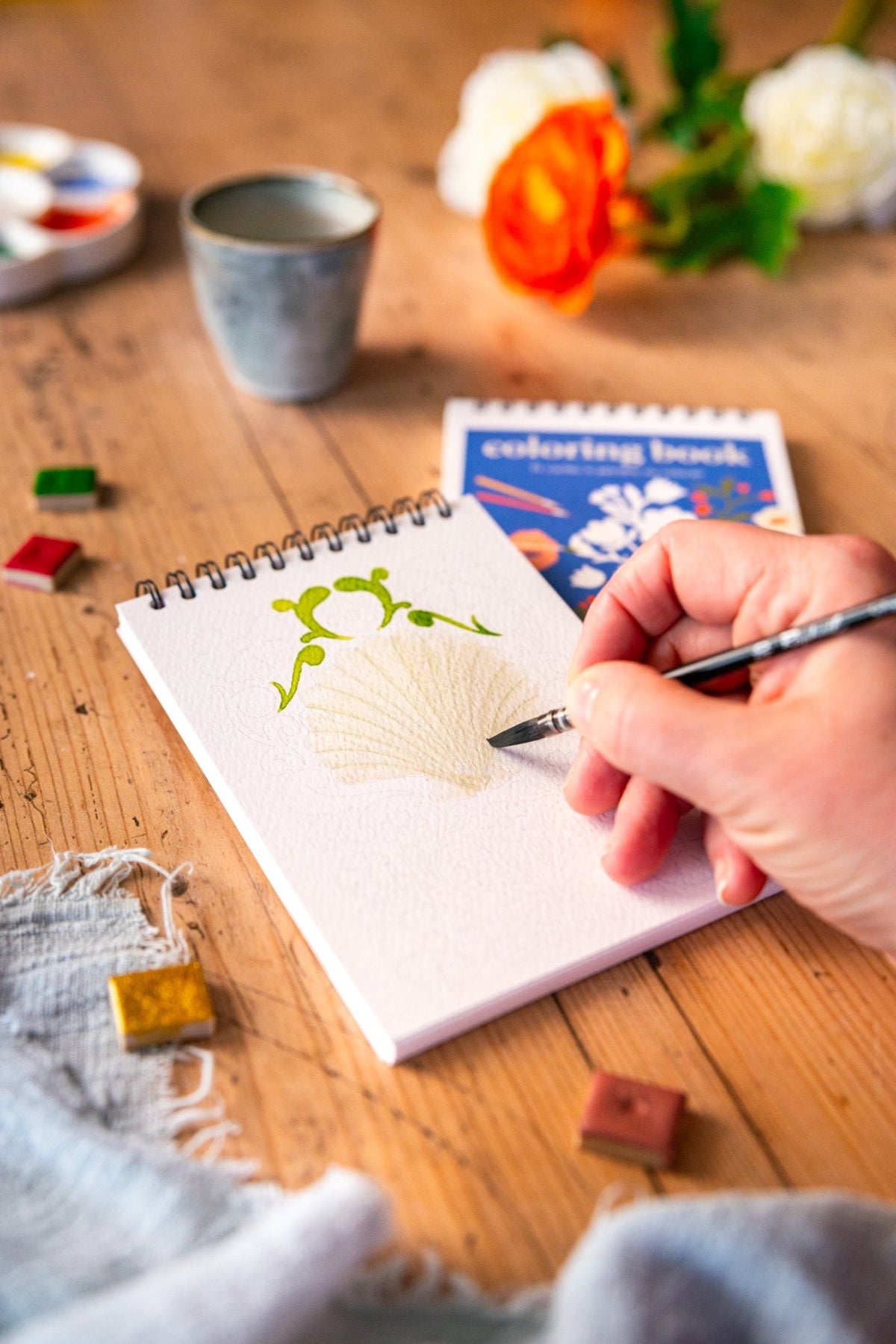 Carnet de coloriage A6 Bloom - vue 2