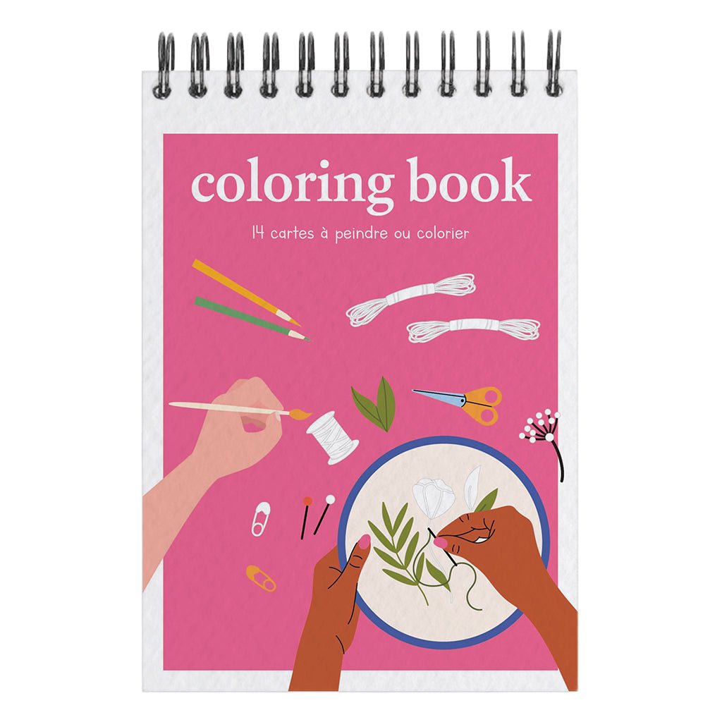 Carnet de coloriage A6 Do It Yourself - Maison Joliette
