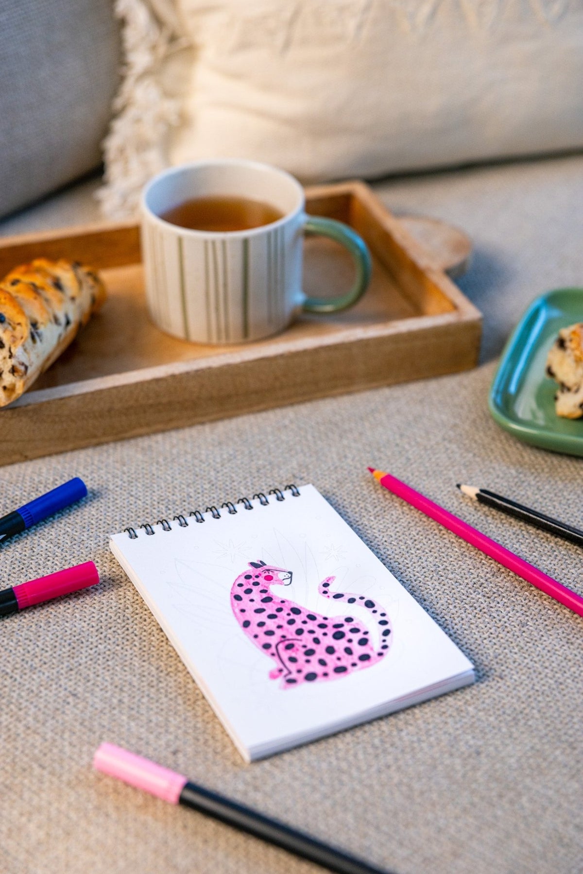 Carnet de coloriage A6 Wild - vue 9
