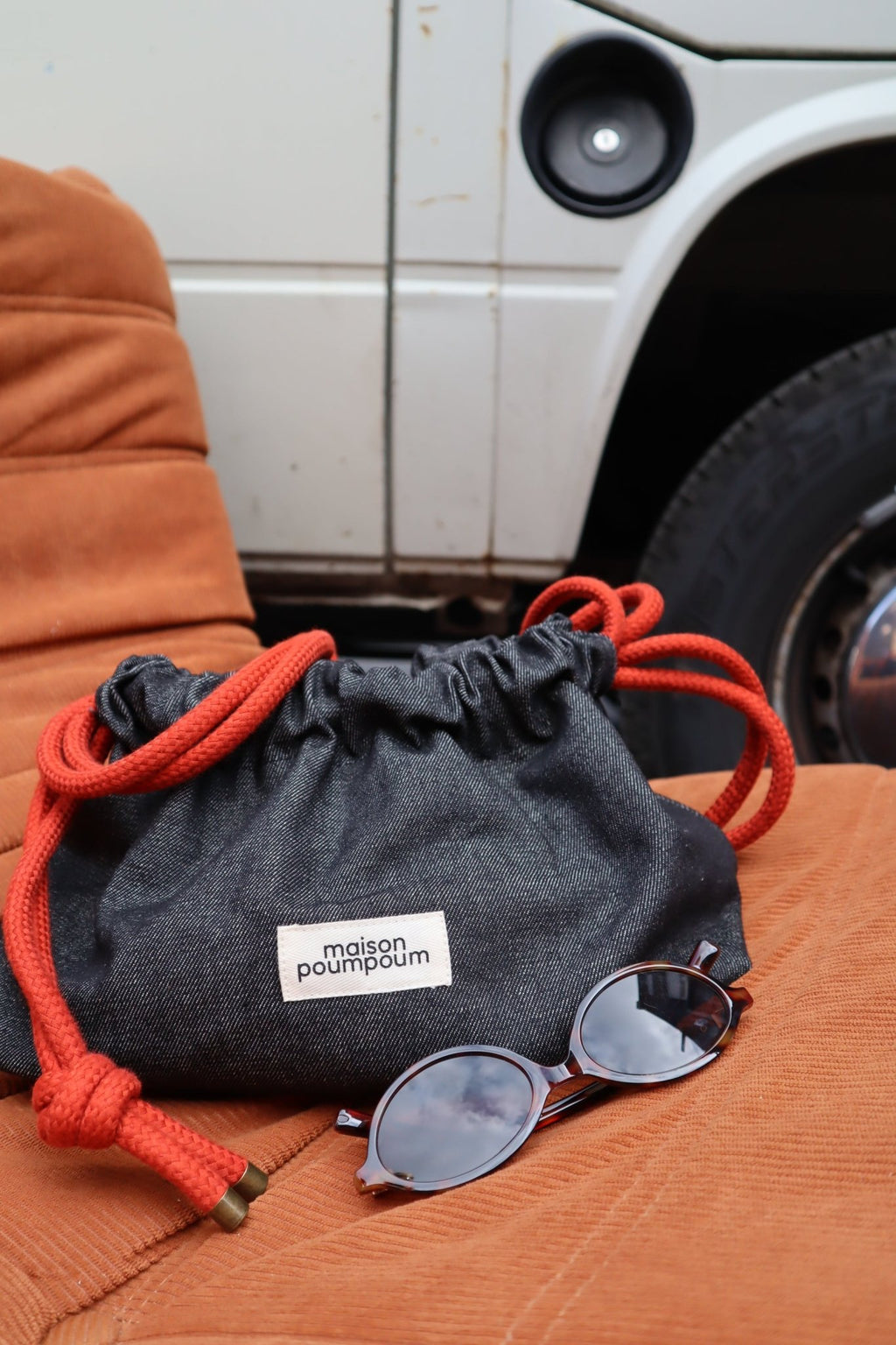 Sac bourse femme Le Raoul Jean Noir