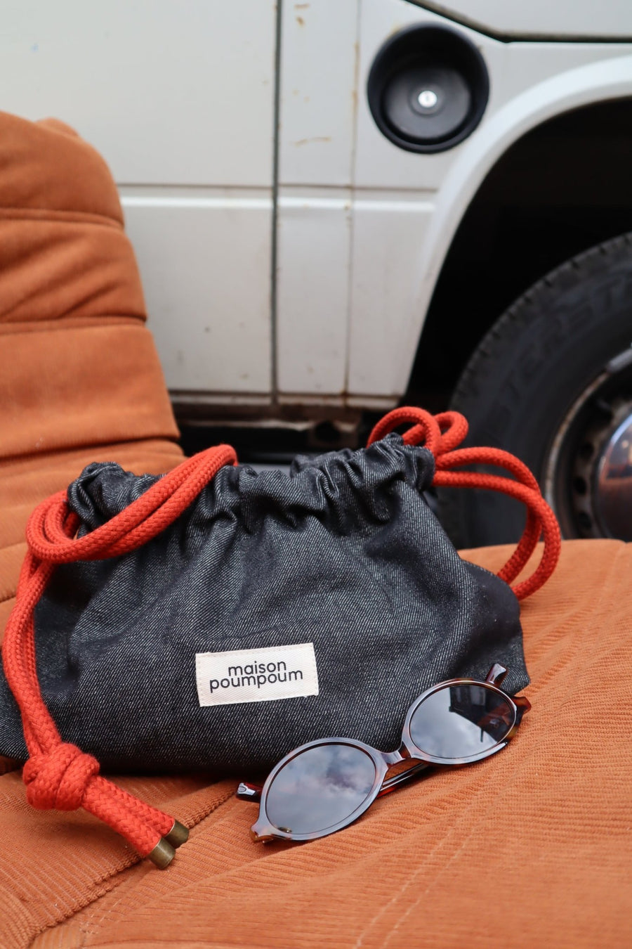 Sac bourse femme Le Raoul Jean Noir