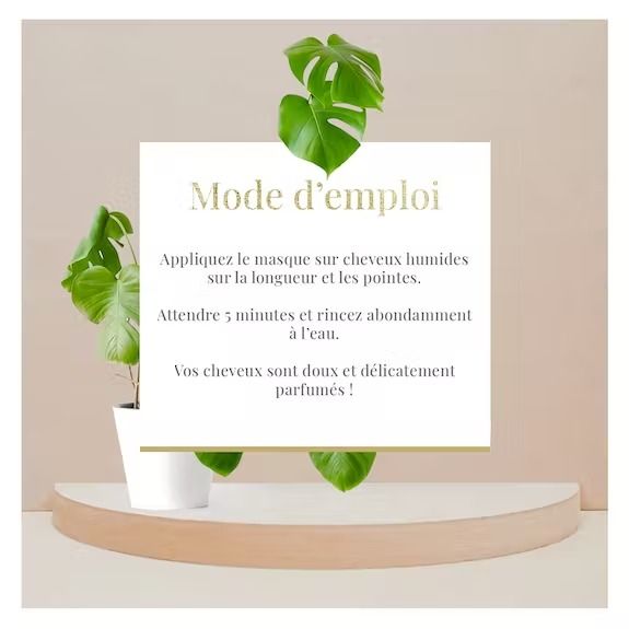 Masque cheveux réparateur et nutritif kératine - arganicare