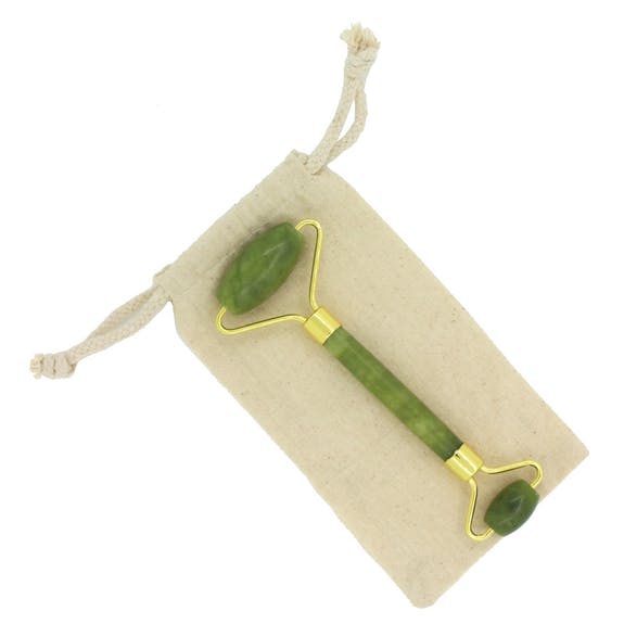 Masseur roller visage en pierre de jade