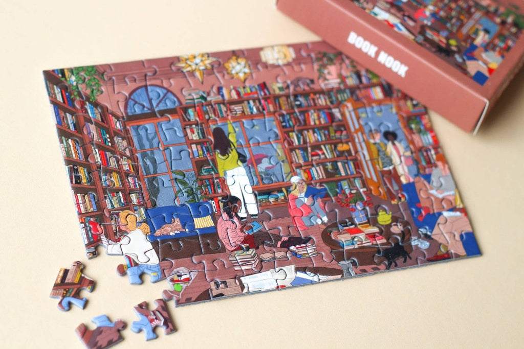 Mini - Puzzle Coin de Livre, 99 pièces