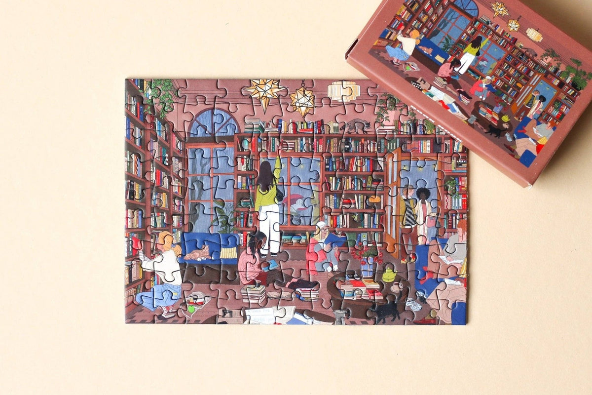 Mini - Puzzle Coin de Livre, 99 pièces
