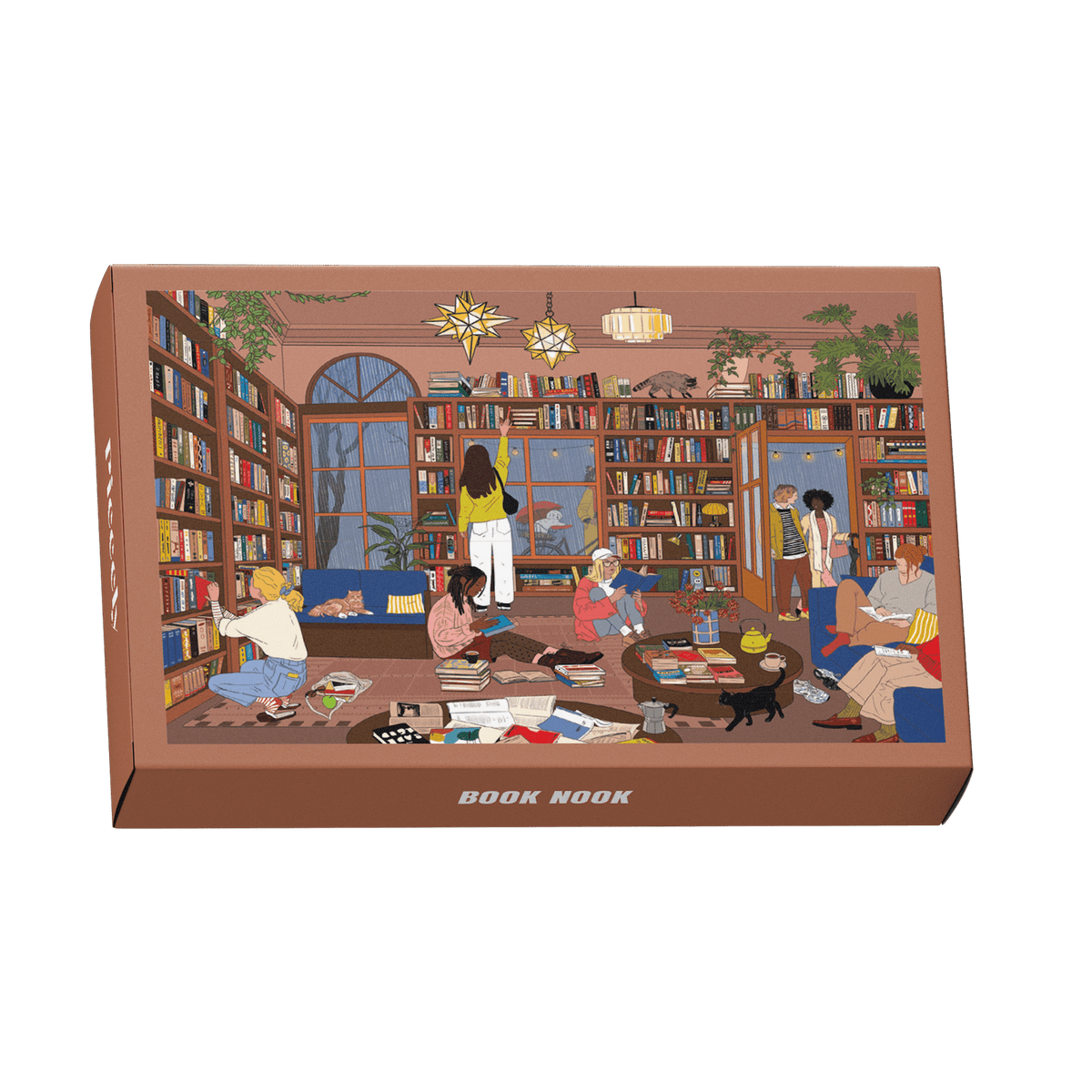 Mini - Puzzle Coin de Livre, 99 pièces