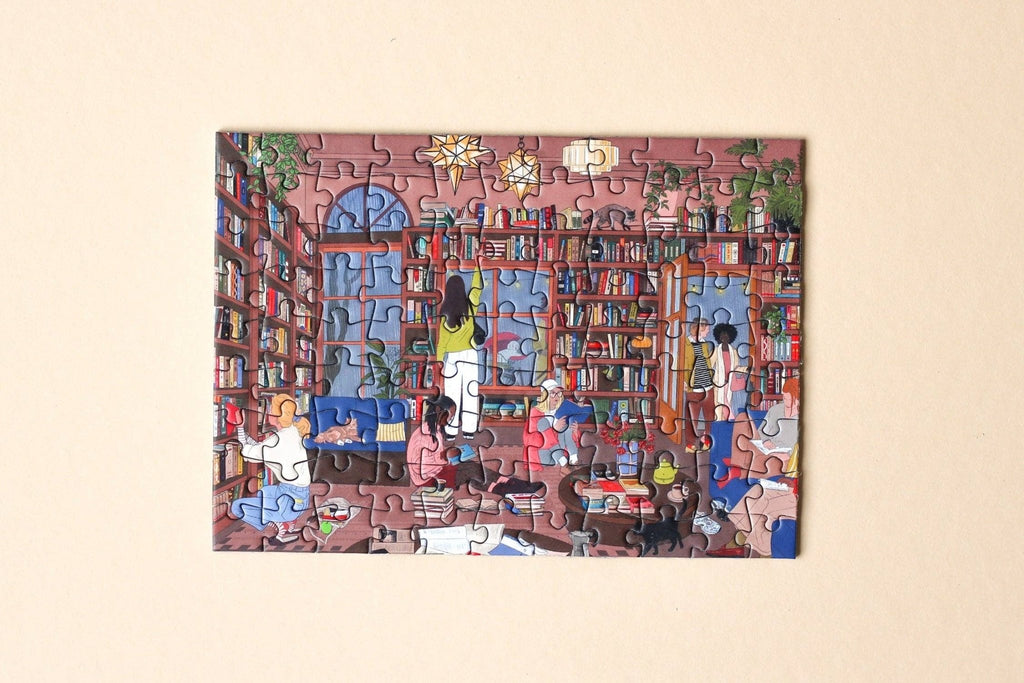 Mini - Puzzle Coin de Livre, 99 pièces